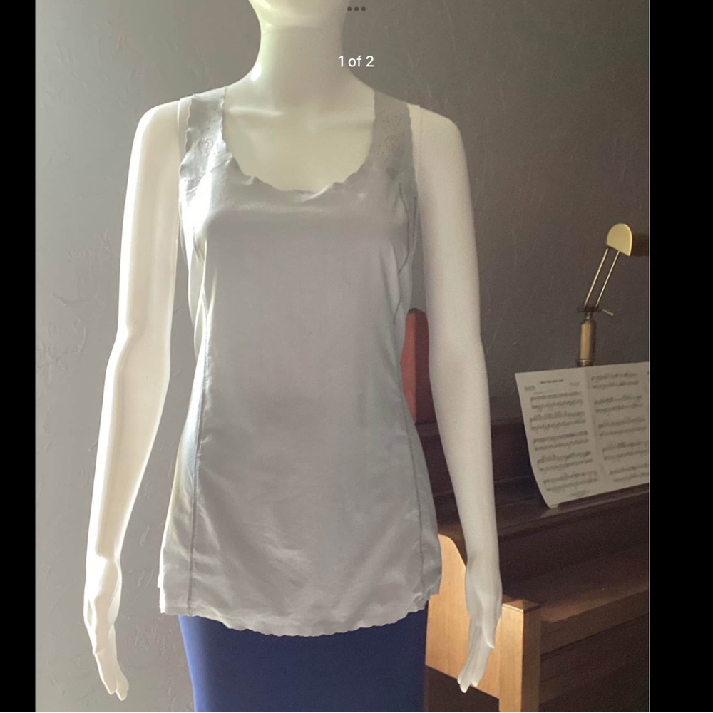 Lululemon Athletica Silver Tank Top